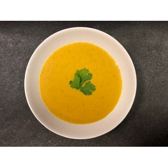 Vegetarische Indiase pompoensoep 1 liter